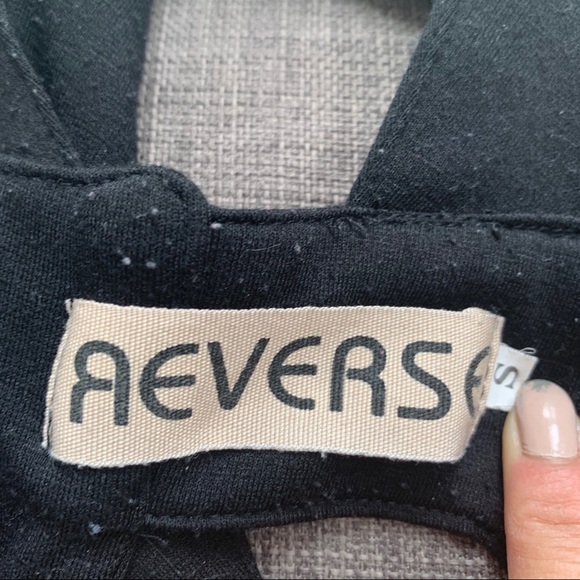 ๐ UO REVERSE BLUE AND BLACK HI LOW DRESS - Picture 3 of 3